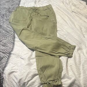 American Eagle Outfitters Olive Green Women's Jogger Pants